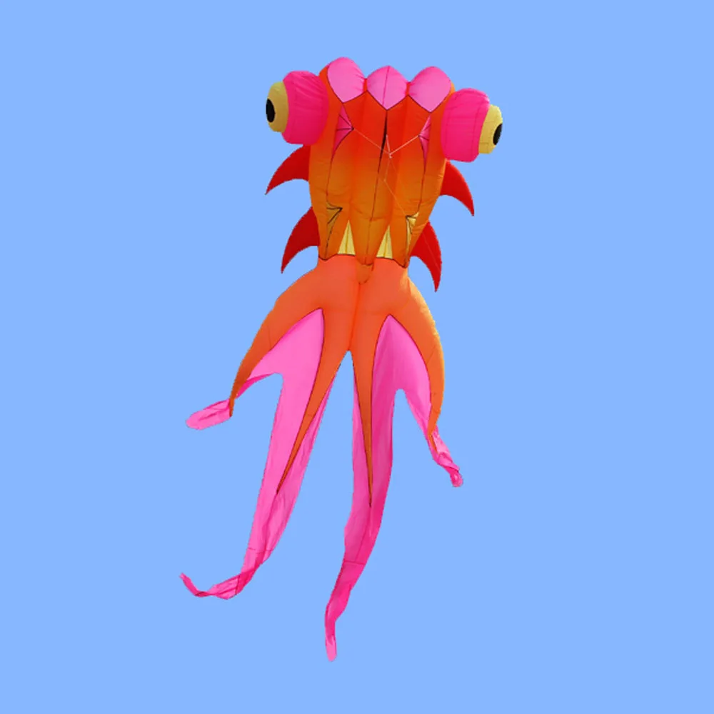 Nuovo arrivo 9m aquilone pesce rosso per audlts 37 metri quadrati 3D grande enorme grande solido morbido gonfiabile spettacolo aquiloni