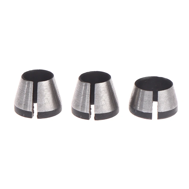 3Pcs 6mm/6.35mm/8mm High Precision Adapter Collet Shank Router Power Tools Accessories