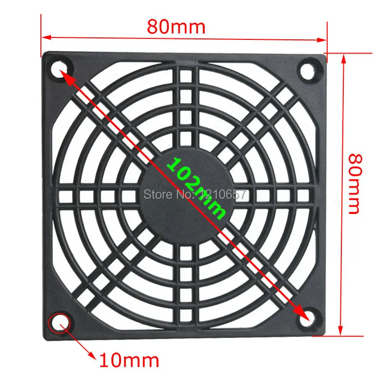 20PCS/LOT Gdstime Computer Mesh 80mm Dustproof Filter Protective Net Fan Dust Cover for 80x80mm 8cm Cooler