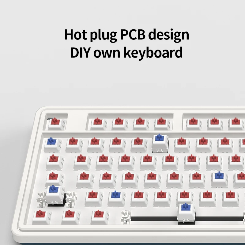 FL · ESPORTS-Teclado Mecânico de Modo Único, Tecla Completa, Hot-Swappable, Jogos de Escritório, Layout Padrão 80%, CMK87-SA, 87 Chaves