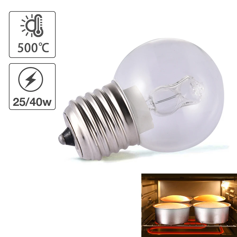 G9 Halogen Light Bulbs 15W/25W/40W/50W High Temperature Resistant E14 E27 Oven Lamp for Home kitchen Refrigerators Ovens Fans