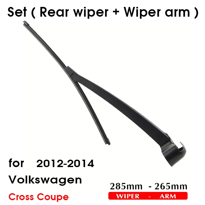 Car Wiper Blade Rear Back Window Windscreen Windshield Wipers Auto Accessories For Volkswagen Cross Coupe 285mm 2012-2014