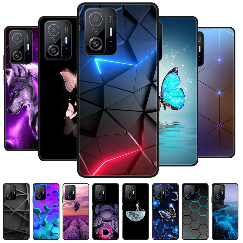 For Xiaomi 11T Pro Case For Xiaomi mi 11T Pro Cover Cases Shockproof Silicon Soft TPU Phone Back Cover For Xiaomi 11T Pro Fundas