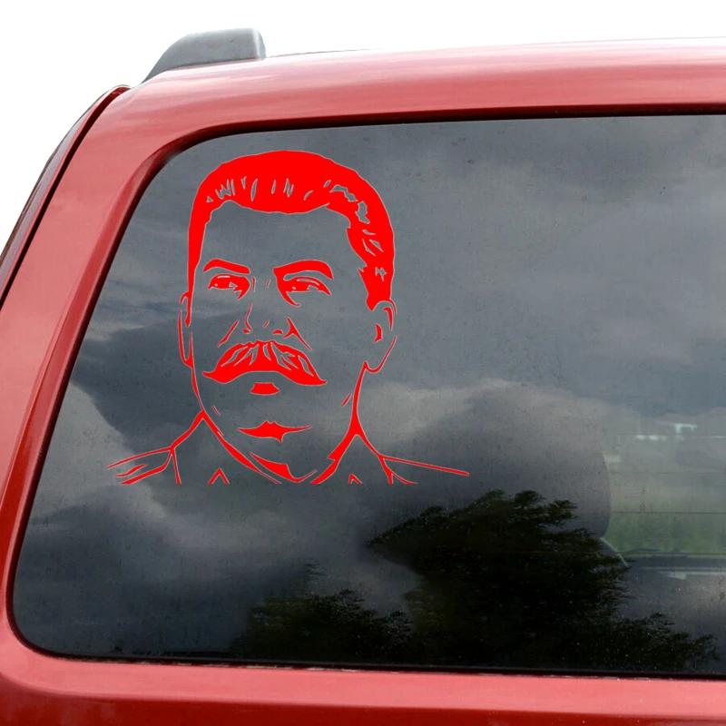 CK2337# JABEL JOSEPH STALIN car sticker vinyl decal silver/black car auto stickers for car bumper window car decor