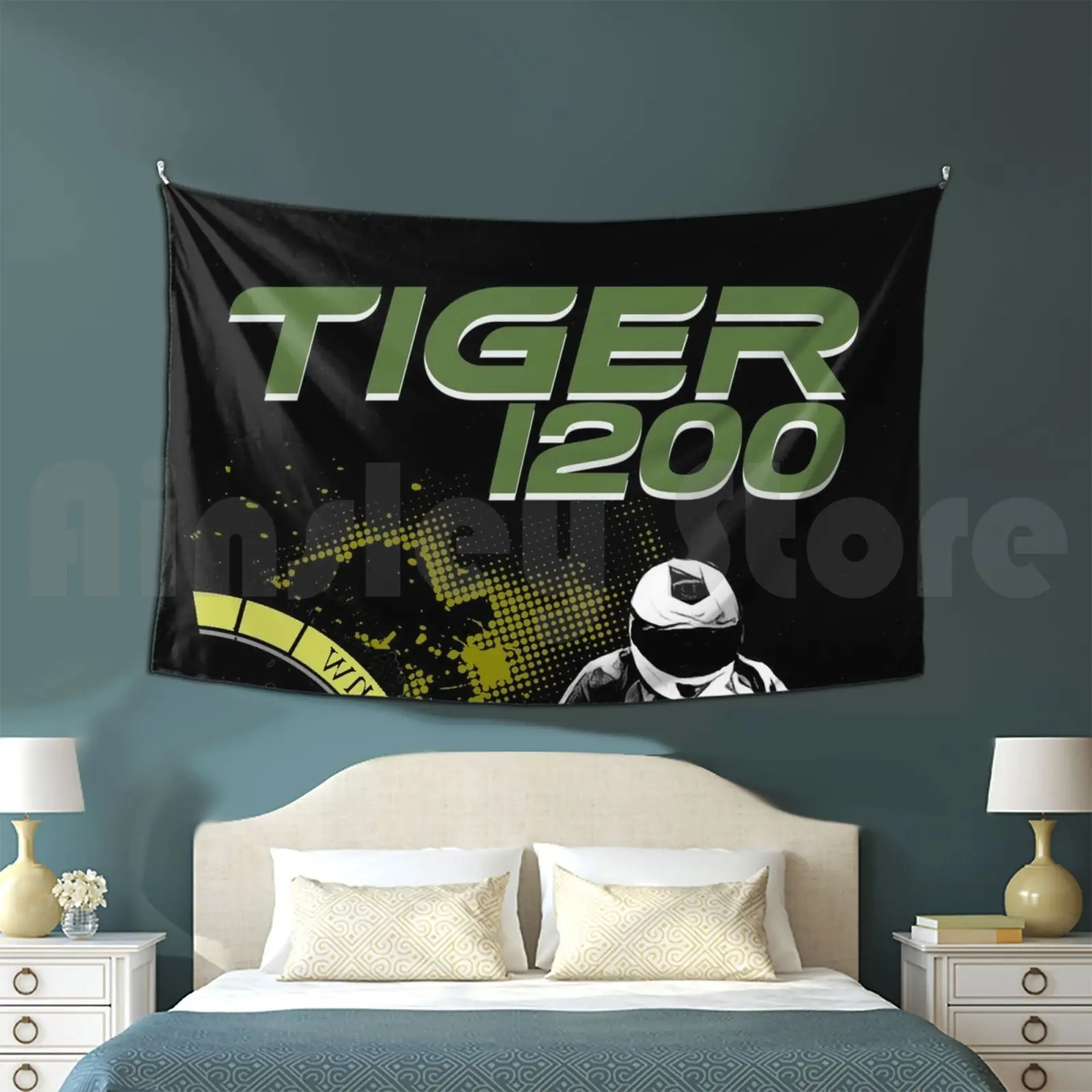 Tiger 1200 Tapestry Living Room Bedroom Motorcycles Big Trail Moto Motorbike Adventure Bikers Motoarte Motorsport