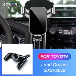 Car Mobile Phone Holder For Toyota Land Cruiser 200 LC200 2016 2017 2018 2019 Gravity GPS Stand Special Mount Navigation Bracket