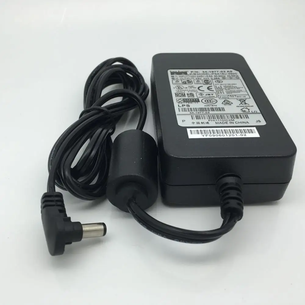 high quality 48V 0.38A Original Adapter AC Power Supply for cisco CP-PWR-CUBE-3 PSA18U-480 341-0081-02