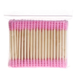 100Pcs Cosmetic Makeup Cotton Swab Stick Double Head Ear Buds Cleaning Tools New