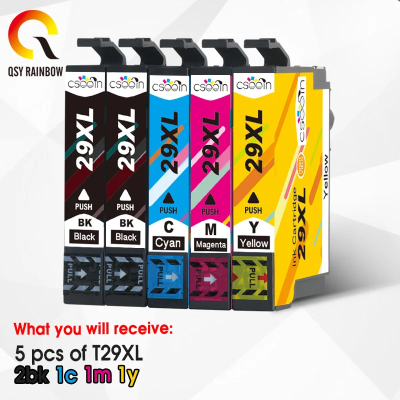 QSYRAINBOW T2991XL T2991 For Epson Ink Cartridge 29XL Compatible XP235 XP247 XP245 XP332 XP335 XP342 XP345 XP435 XP432 Printer