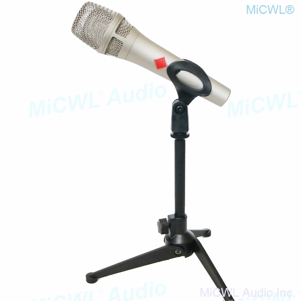 Pro KMS105 Condenser Live Microphone Metal 48V Phantom Power KMS 105 Voice Karaoke Internet Live Mics with Desktop Support