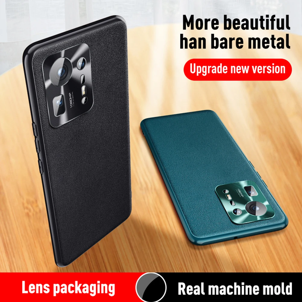 

Leather Case For Xiaomi Mi Mix 4 Case Shockproof Back Cover Bumper For Mi Mix 4 Hard PC Mobile Phone Case for MiMix 4 Capa