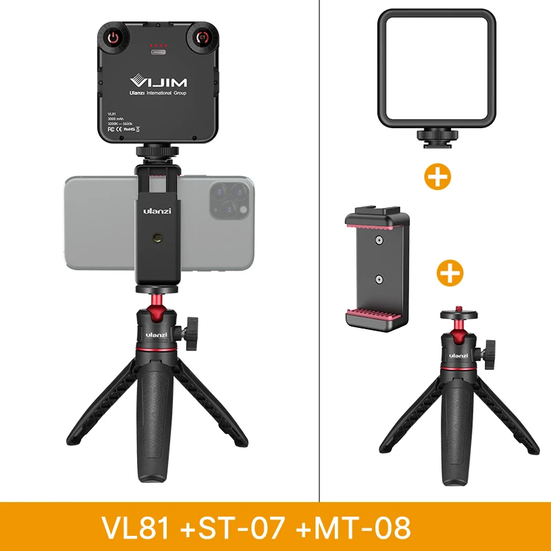 Ulanzi VIJIM VL81 LED Video Light Camera Light 3200-5600K 850LM