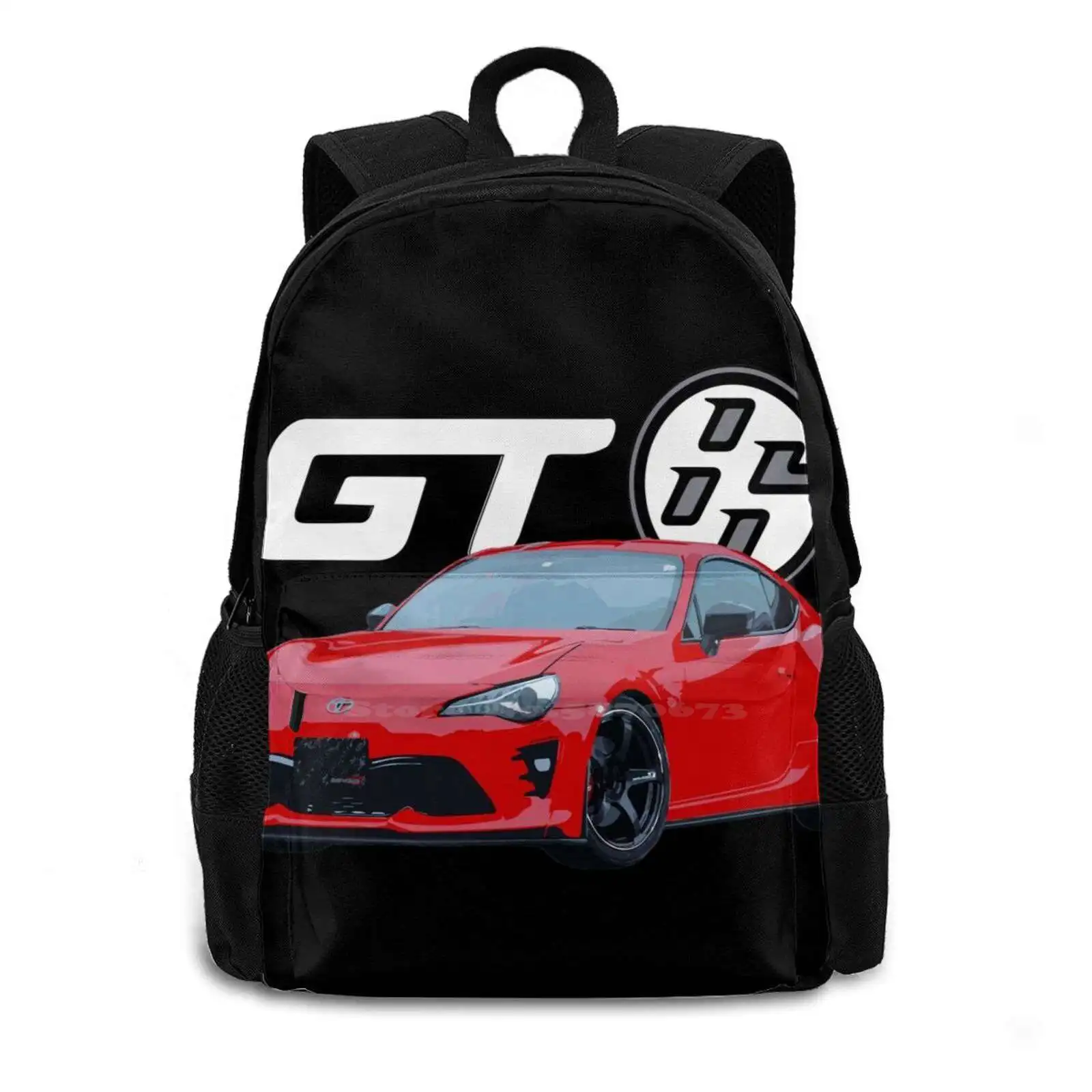 Gt 86 Max Orido Teen College Student Backpack Pattern Design Bags Wrx Sti Sportscar Evo Rally Supercar Jdm Stance Ej25 Ej20