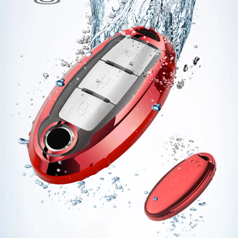 Funda completa de TPU para llave remota de coche, carcasa para Nissan Qashqai, Juke, J10, J11, x-trail, T32, T31, Kicks, Tiida, Pathfinder, Murano, Infiniti