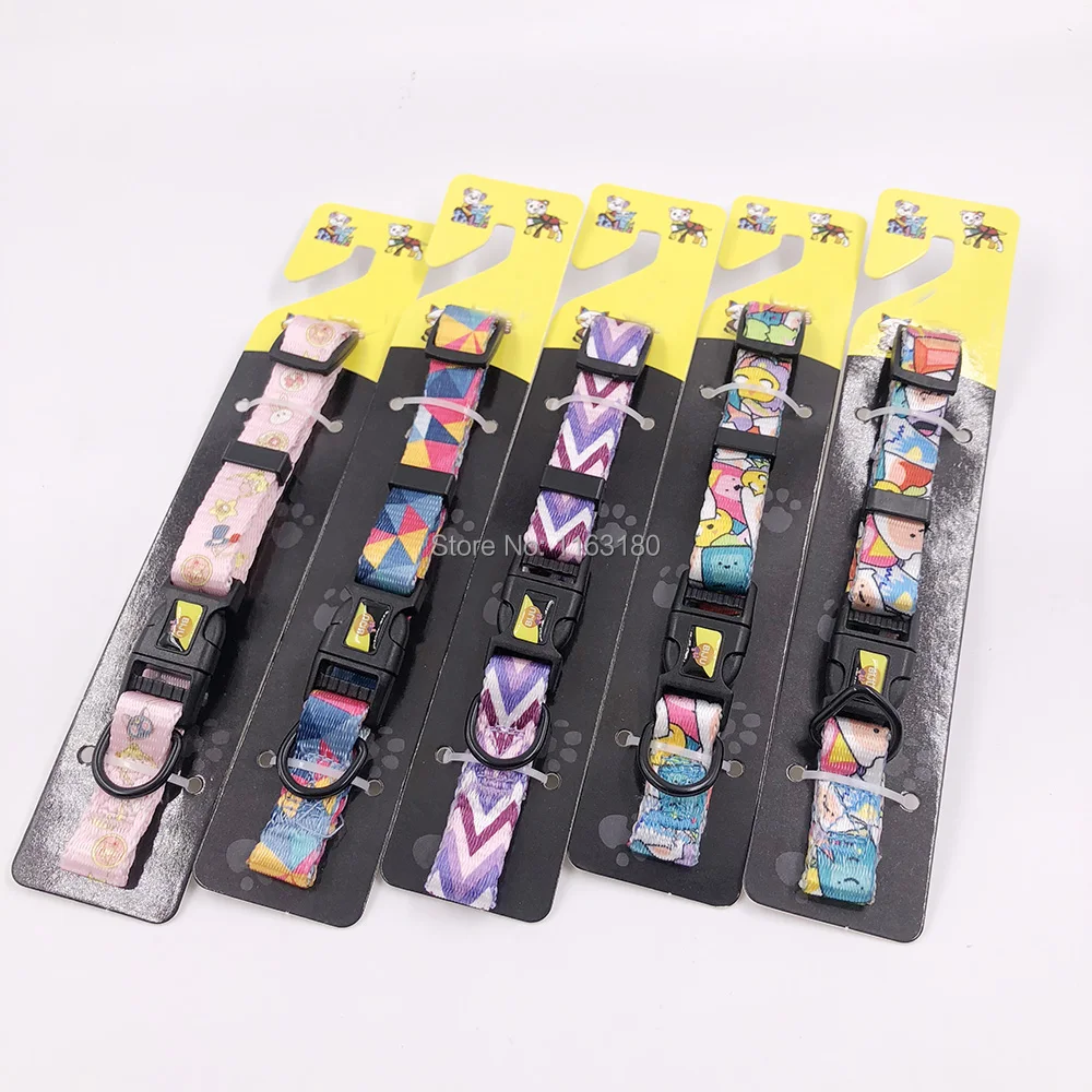 

24 pcs/lot Popular Cute Puppy Necklace Collar Dog Collars Lovely Pet Supplies Pets Collar Cat Adjustable Pet Product