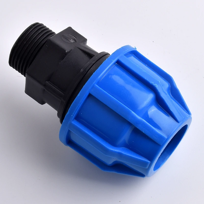 2-10PCS Hi-quality PPR PVC PE Male Thread Direct Quick Connector Water Pipe Connectors Plastic Joint Agricultural Accessories