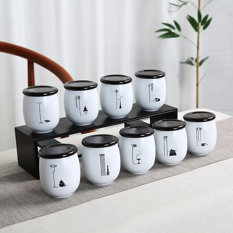 

8*6,8 см герметичные банки для чая, качественный контейнер для кофе, чая, простая банка для специй, коробка для хранения конфет, домашние банки для хранения, 10 цветов, новинка