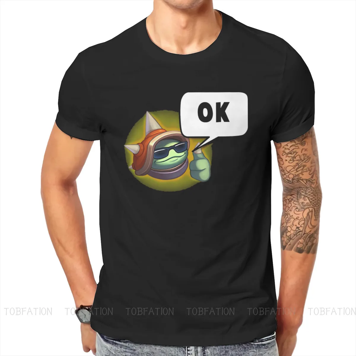 Rammus Emote   OK  League of Legends Graphic TShirt League Of Legends LOL Style Tops Comfortable T Shirt Men Tee Gift Idea