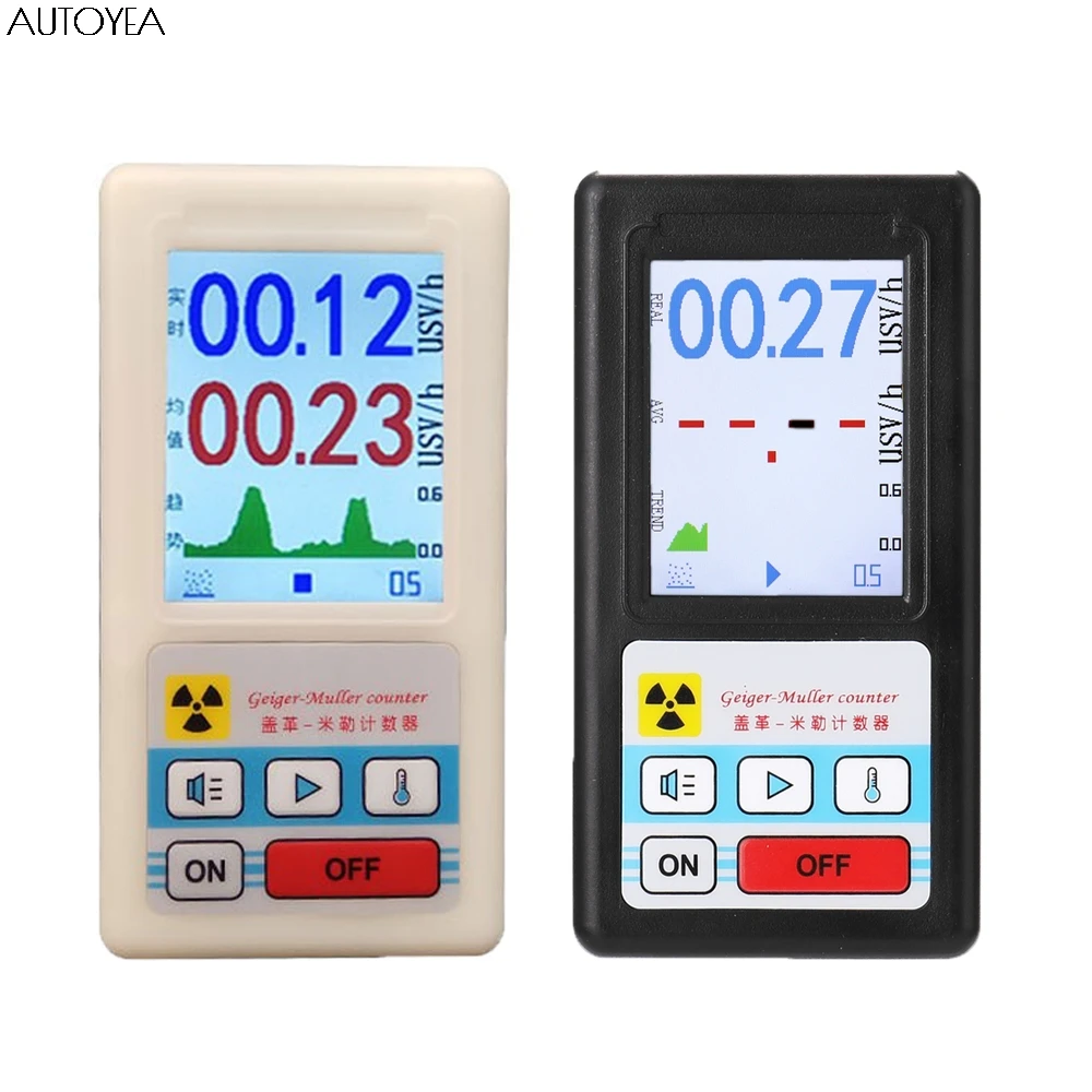 

BR-6 Geiger Counter Nuclear Radiation Detector Dosimeter Alpha Gamma Radiation Dosimeter Electromagnetic Radiation Detector