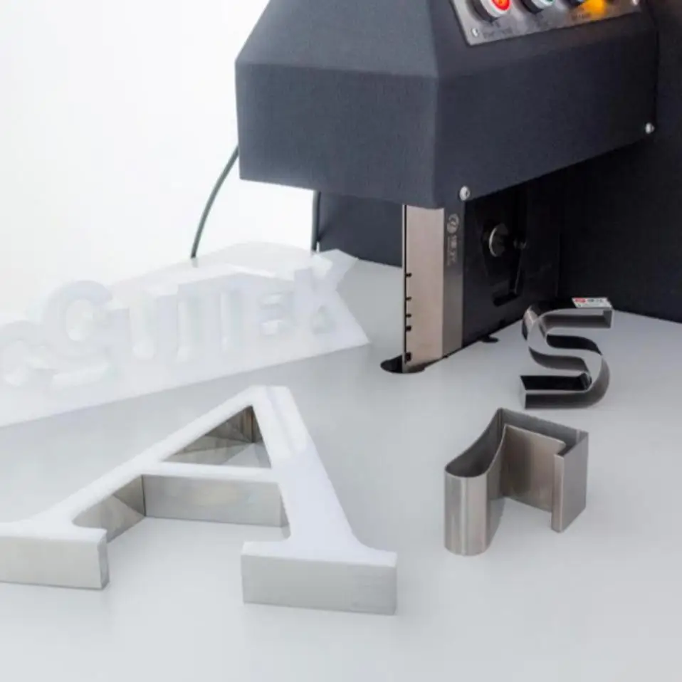 Hot Sale CNC Aluminum Channel Letter Bending Machine For 3D Letter Bender Letters Bender Flat Aluminum/Aluminum Edge Fold