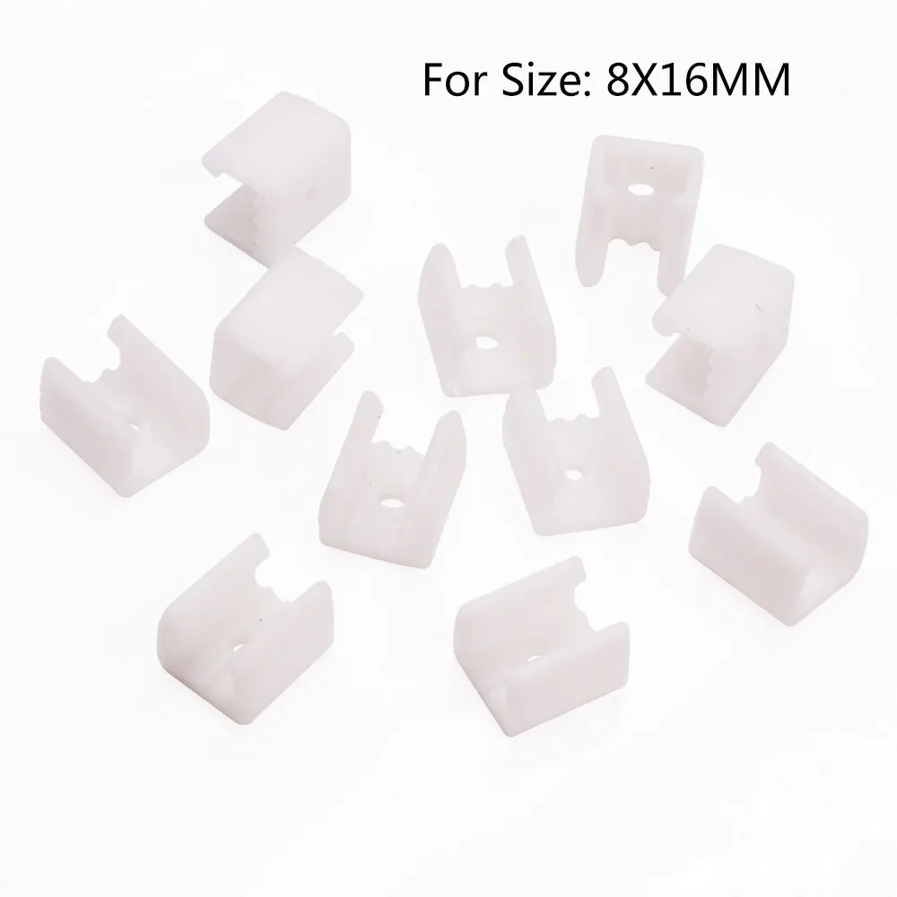 10pcs 100pcs Plastic Clips for 12V 2835 Led Strip Neon Light Plastic Buckle Flexible Neon Fixed Accessories