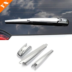 Carbon Chrome for Toyota WISH 2010-2012 Car Rear Window Windshield Wiper Arm Blade Cover Trim Molding Car styling accessories