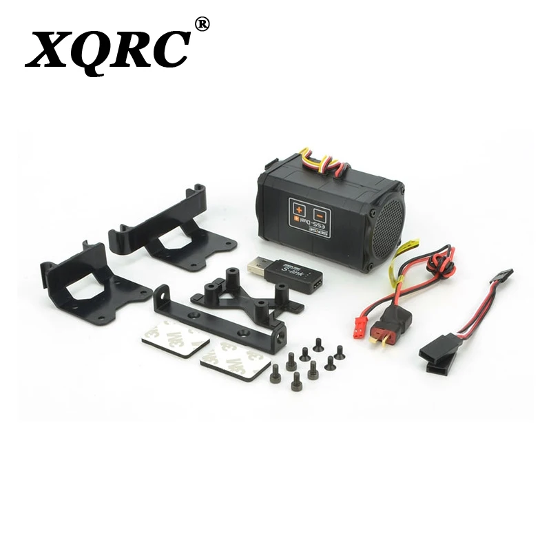 Simulatore sonoro del motore del suono del motore del gruppo sonoro di 2 altoparlanti di senso di auto di RC ESS-ONE ESS-DUAL per TRX-4 assiale di