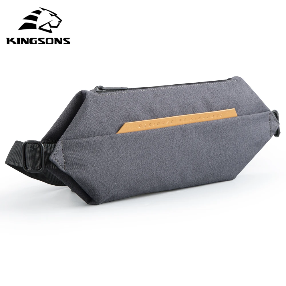 Men Sling Chest Bag Anti-theft Crossbody Hand Pack Single Shoulder Mini Back Pack Business Running Travel Waist Bag Men Kingsons