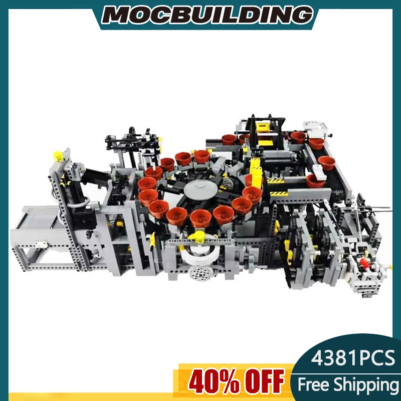 GBC Akiyuki Ball Factory New Style (V3) Toys Gifts Educational Model Science Educational MOC Creative Building Blocks 4381PCS