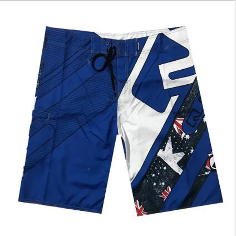 Heren Broek Knieboard Shorts Stijlvolle Gestreepte Patchwork Print Trunks Zomer Strandvakantie Casual Zwemshorts Sportkleding