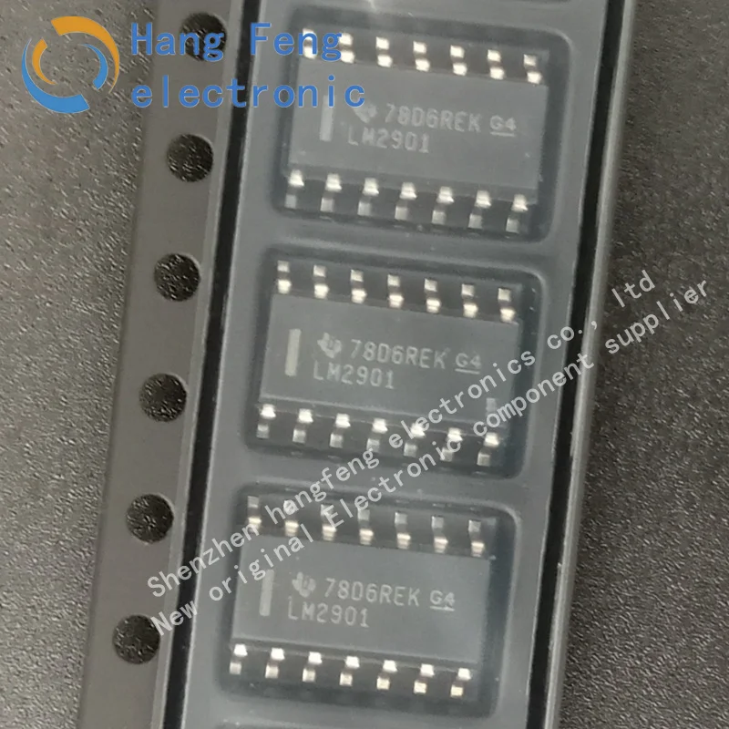 10PCS LM2901DR LM2901 LM2901D four-way differential comparator SOP14 new original