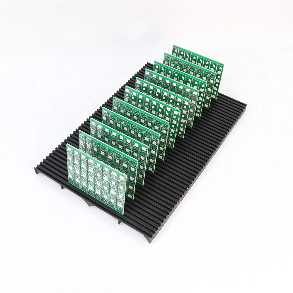 Q-PC1 ESD PCB Storage Magazine Rack and Holder 410X280X25mm 40 Slots Antistatic Plastic Box