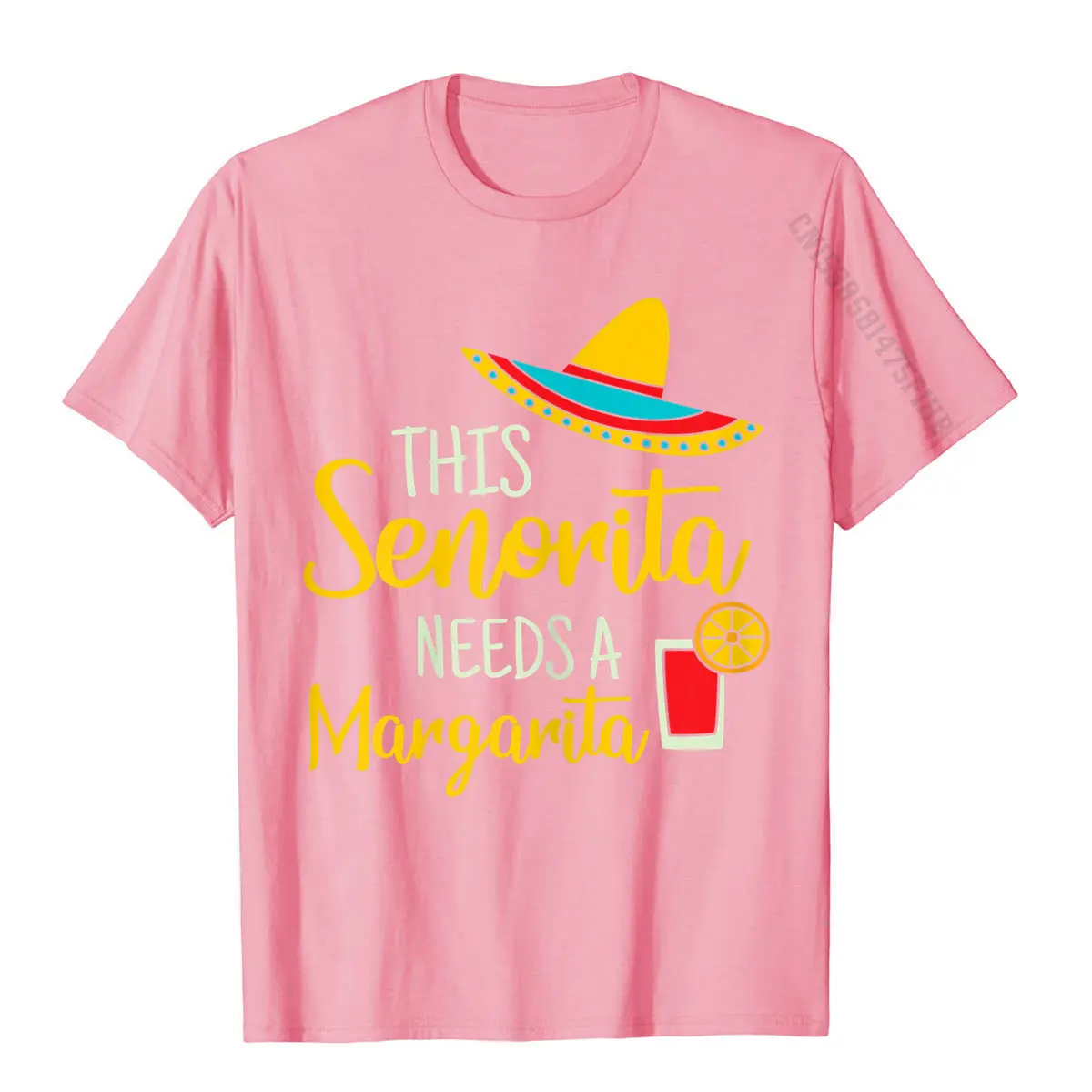 Womens Senorita Margarita Mexican Fiesta Funny Cinco De Mayo T-Shirt Printed On T Shirt On Sale Cotton Men Tees Casual