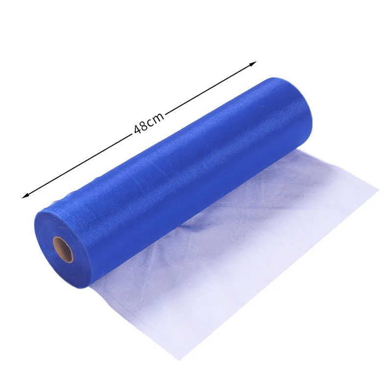 48cm x 5m organza crystal fabric birthday event party supplies, wedding decoration 66