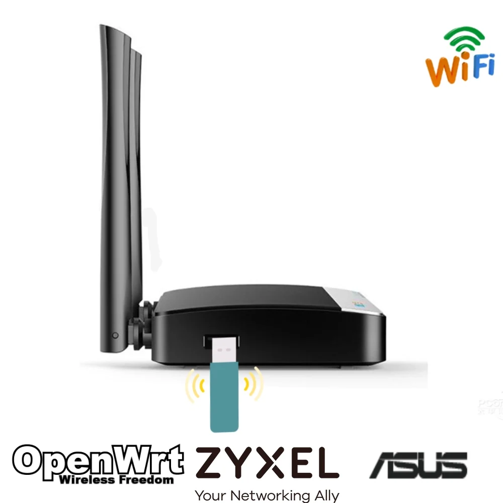 HUASIFEI Wireless Router  300Mbps for e8372/3372 4g 3g usb Mode WiFi Repeater OPENWRT/DDWRT/Padavan/Keenetic omni II Firmware