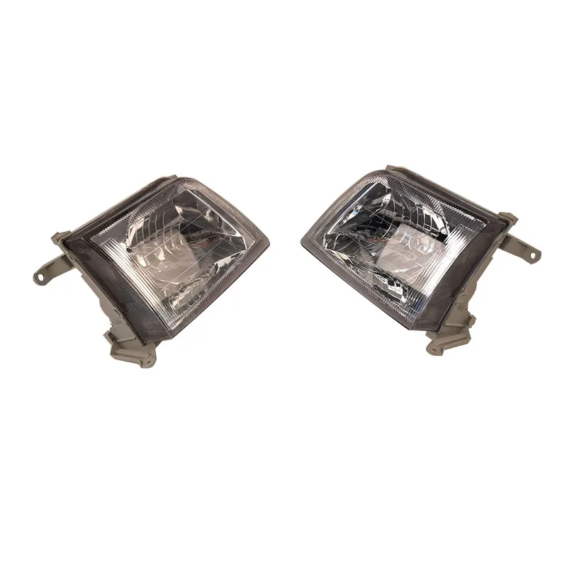 Car Crystal Headlight 81110-6A130 81150-60850 For Toyota Land Cruiser PRADO RZJ95 LC90 FJ90 1998 to 2001 A pair