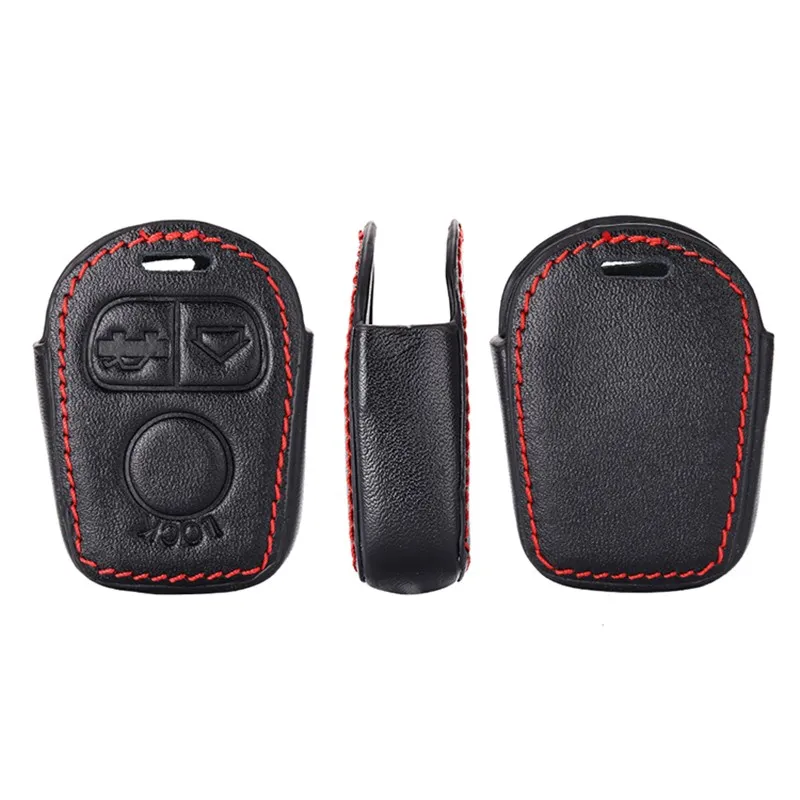 3 Buttons Leather Protect Car Key Case Cover For BMW E46 E31 E32 E34 E36 E38 E39 Z3 Holder