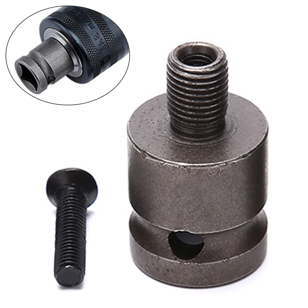 

3/8-24UNF Electric Wrench Drill Chuck Adapter Rod Conversion Thread Drill Chuck Post