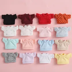 Ob11 doll clothes multicolor ob11 clothes short sleeve sweater T-shirt 1 / 12bjd doll round is a Molly doll bottoming shirt