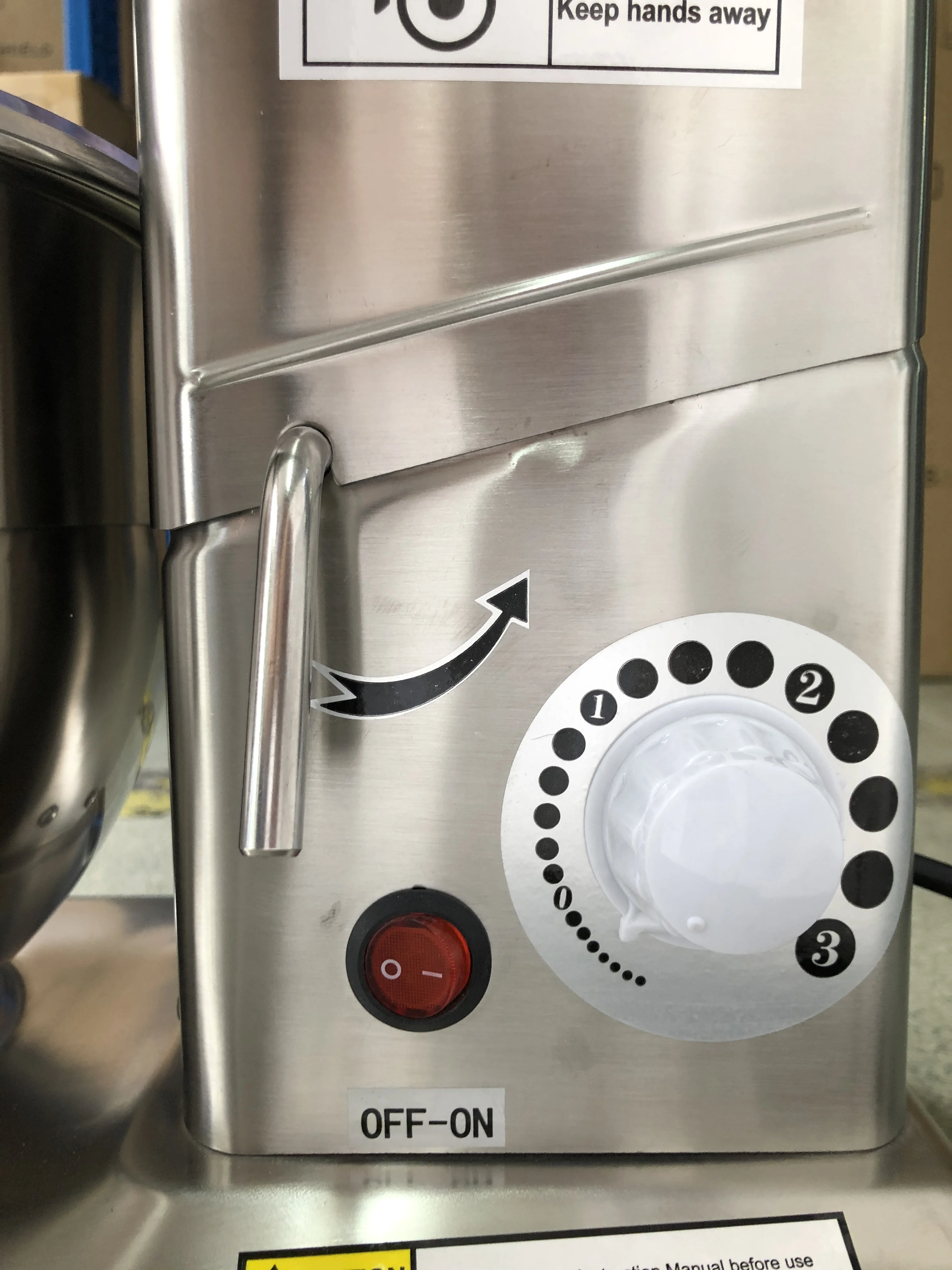 PFSL-B5 Planetary Food Mixer Stainless Steel Surface Over-load Protection 5L Bowl Blender For Milk Egg Dough