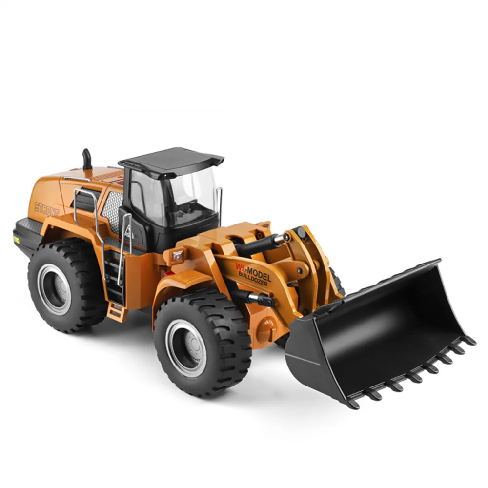 Xk Wltoys 14800 1/14 Rc spychacz metalowa ciężarówka Rc Model samochodu crawler 10Ch urządzenie inżynieryjne 2.4G zabawki zdalnie sterowane dla