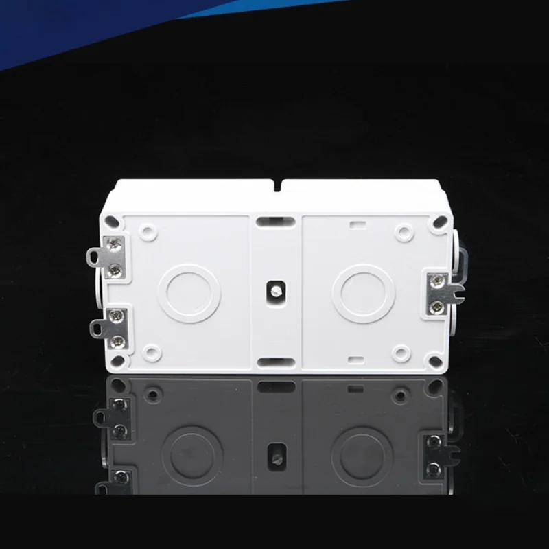 Outdoor IP66 Waterproof Light Switch Dust-proof External Wall Switch 4 Gang Push Button Power Wall Switch Socket,EU Plug Socket