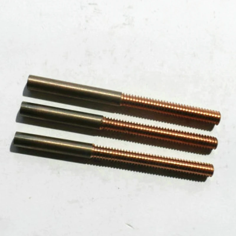Tungsteno filo di rame asta di WCu UNC / UNEF / UNF 7/16-20, 4-40/ 5-40 / 6-32 / 8-32 Us unità maschiatura elettrodo lega di rubinetto asta