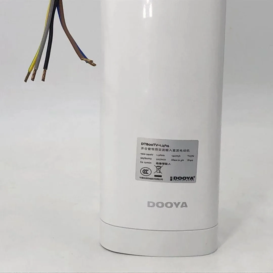 Dooya DT800TV Curtain Motor With End Cap For Somfy Track Rs485 communication Free shipping