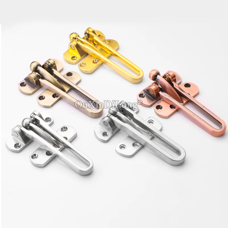 

Brand New Zinc Alloy Home Guard Safety Door Lock Hasp Anti-theft Clasp Door Latch for Home Hotel Security Protection