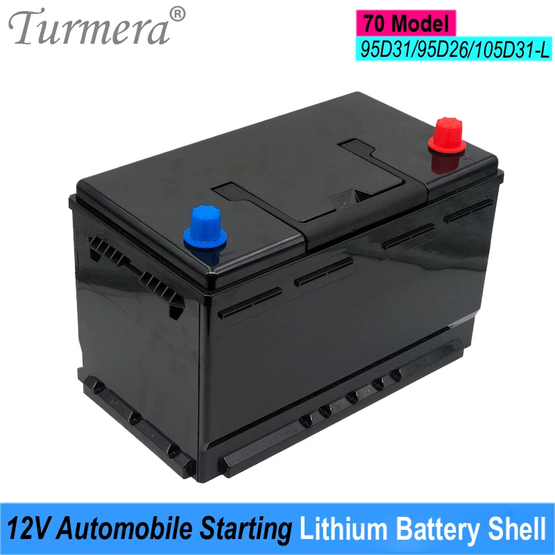 12V  Automobile Starting Lithium Batteries Shell Car Battery Boxfor 70 Series 95D31 95D26 105D31-L Replace Lead-Acid Use Turmera