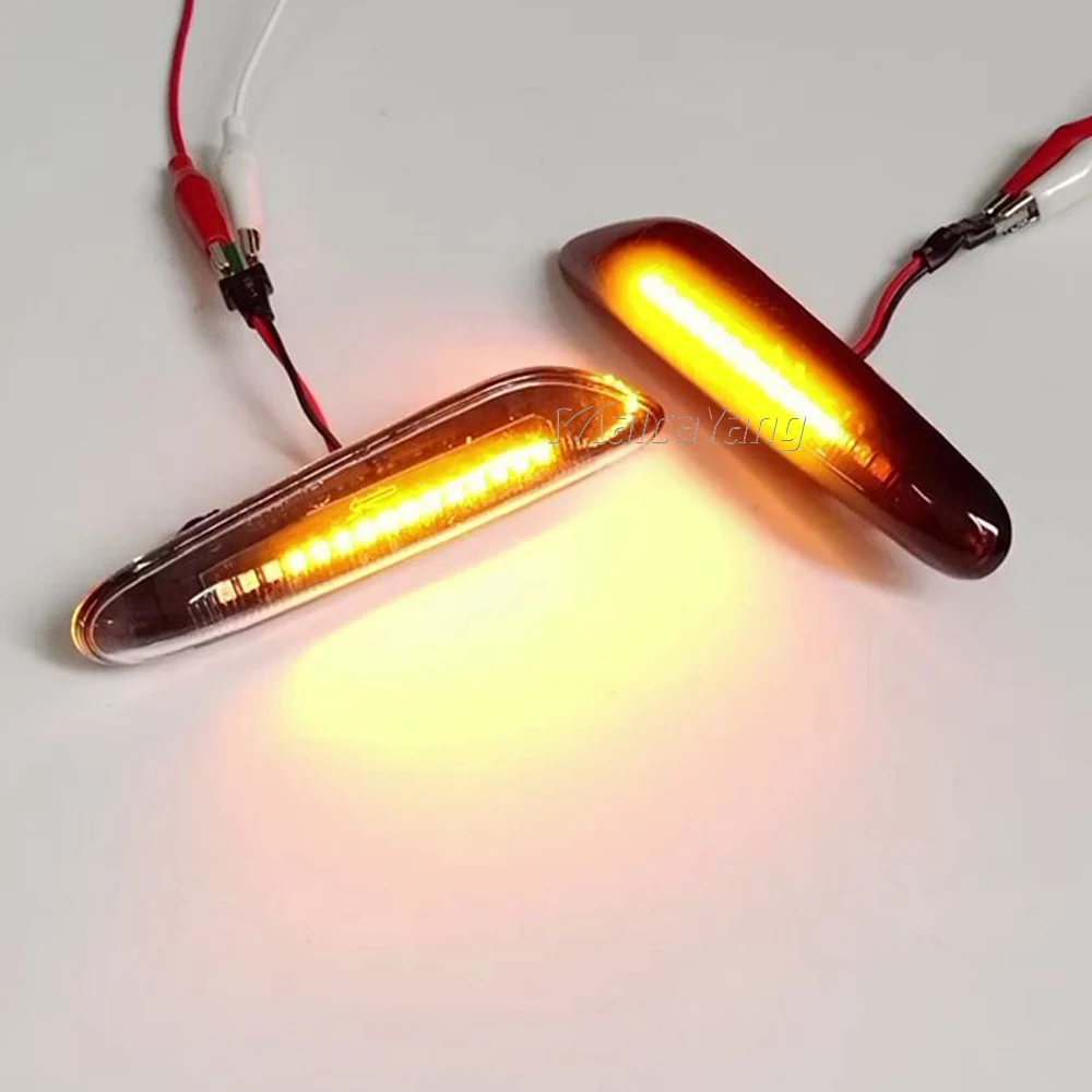 Dynamisches LED-Blinklicht Seitenmarkierungsleuchte für BMW E60 E61 E90 E91 E87 E81 E83 E84 E88 E92 E93 E82 E46 1 3 5 Serie X1 X3 2004 – Detail 10