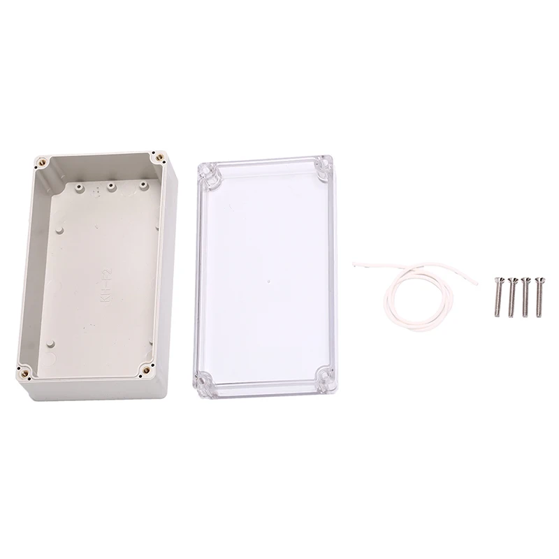 Imagem -03 - Abs Caixa de Plástico à Prova Impermeável Água Case Eletrônico Projeto Personalizado Instrumento Eletrônico Caixa Gabinete 158*90*60 mm