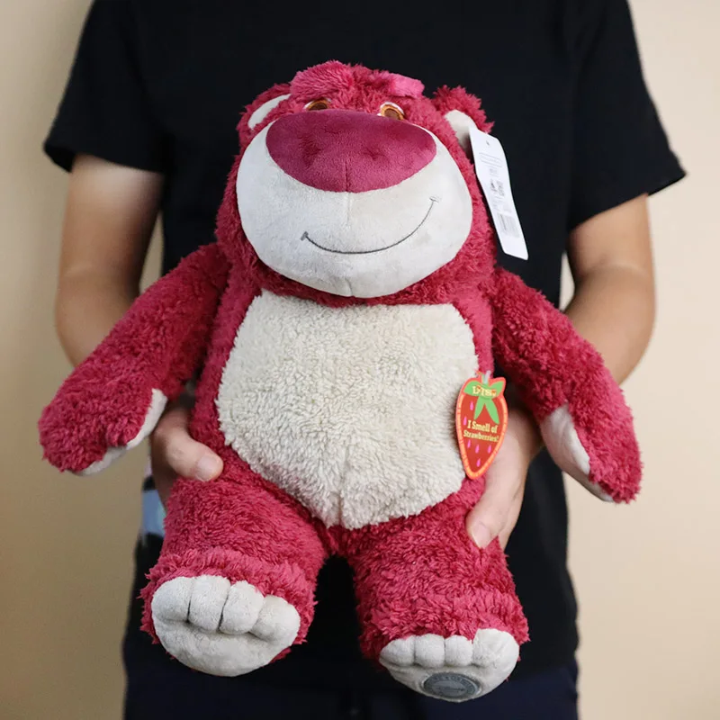 

38cm Disney Lotso Bear Toy Story Plush Kawaii Stuffed Dolls Children'S Toys For Boys Girls 10 Years Gift Cute For Girlfriend New