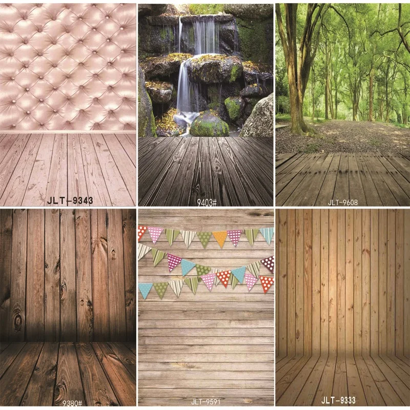 

SHUOZHIKE Art Fabric Photography Backdrops Prop Wooden Planks Indoor and floor Floral Valentine day Studio Background JL-27